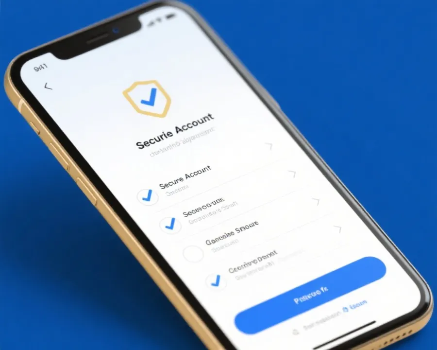 安全开户注册步骤清单示意图